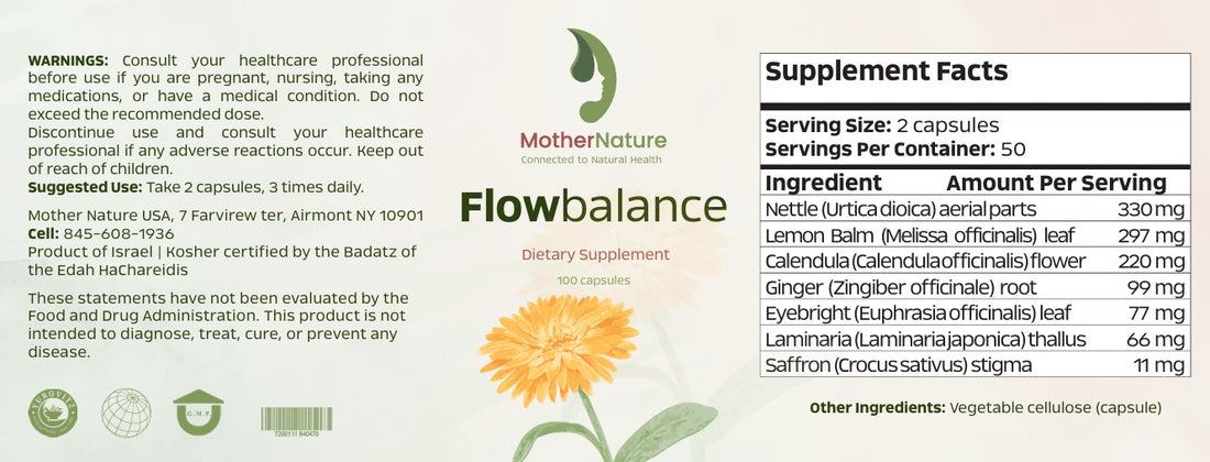 Flow Balance – Natural Support for Menstrual Balance